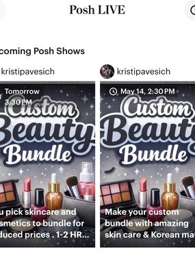 Custom BUNDLE SKINCARE & COSMETICS REDUCED PRICES 👇